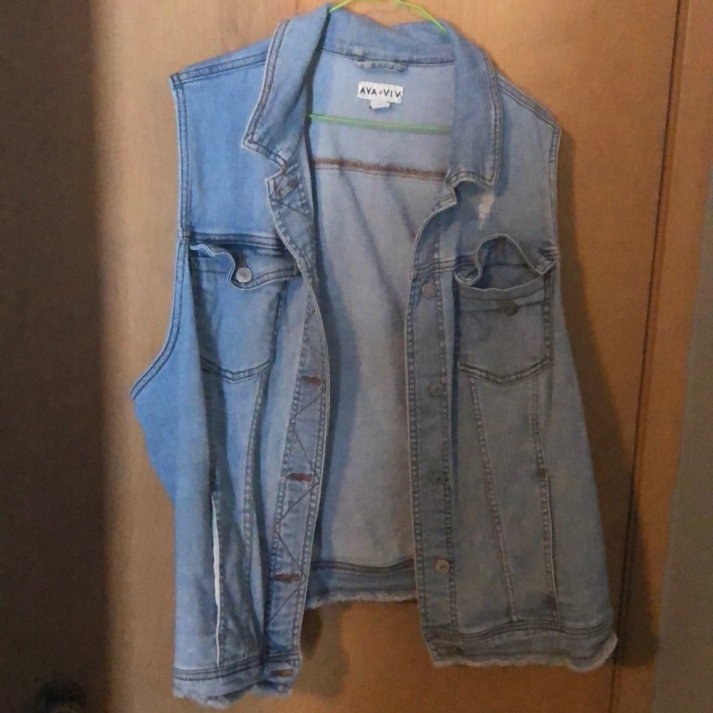 Denim vest